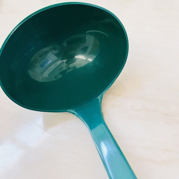 2pc ULTRATEMP Green Utensils Slotted Serving Spoon & Ladle 11 3/8” Melamine - Picture 3 of 15